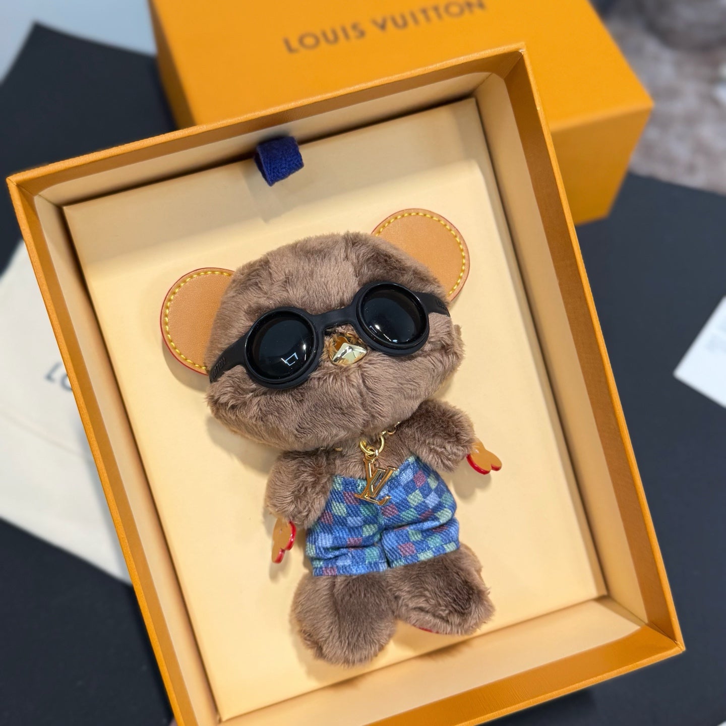 Sunglass Bear Bag Charm