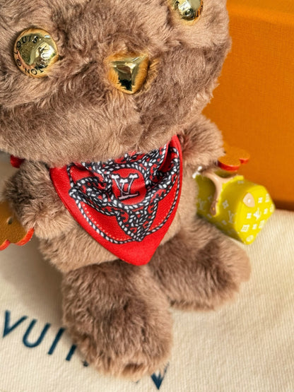 Western Bear Bag Charm