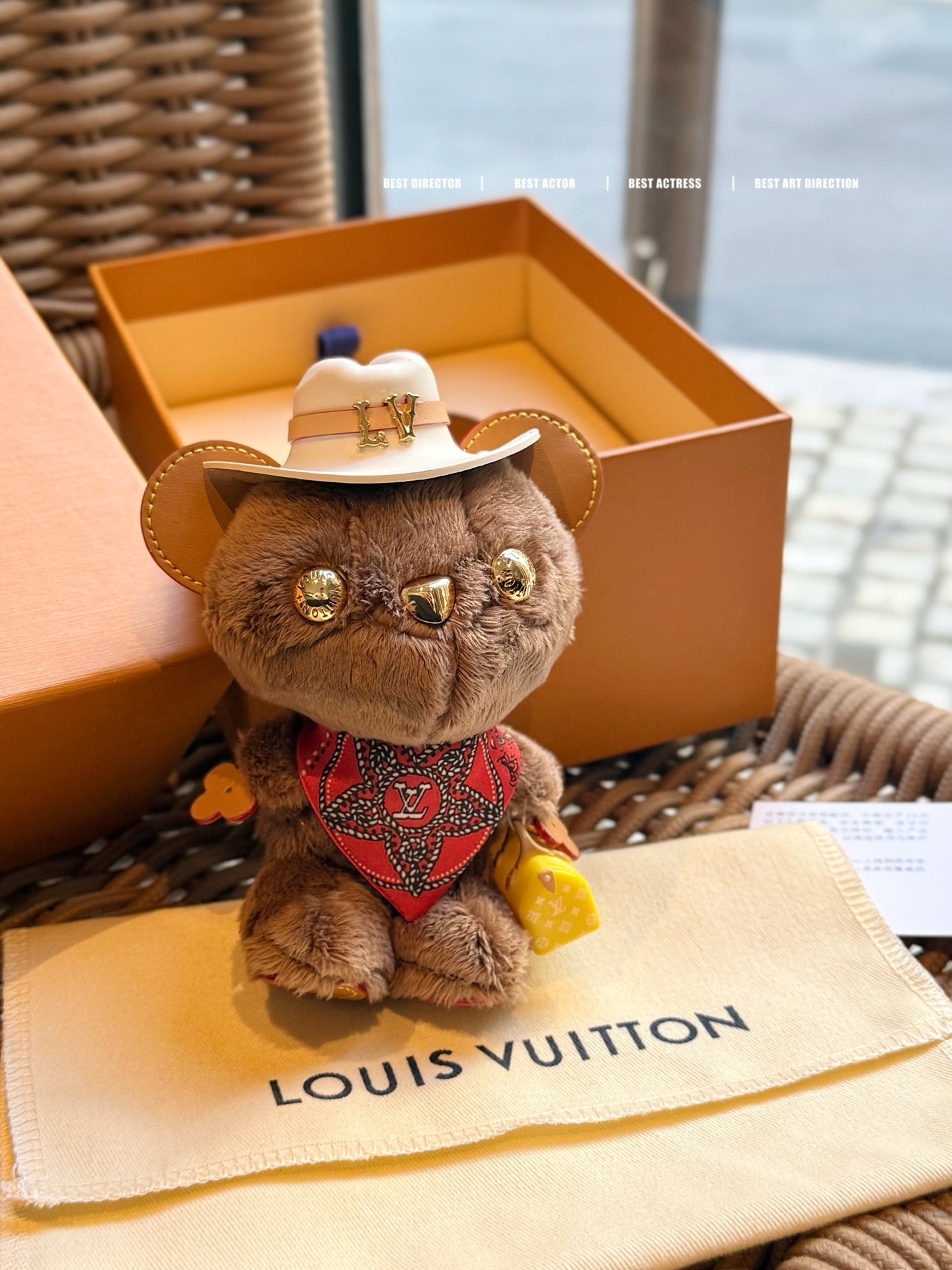 Bear dull bag charm