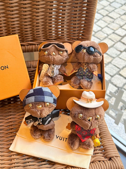Bear dull bag charm