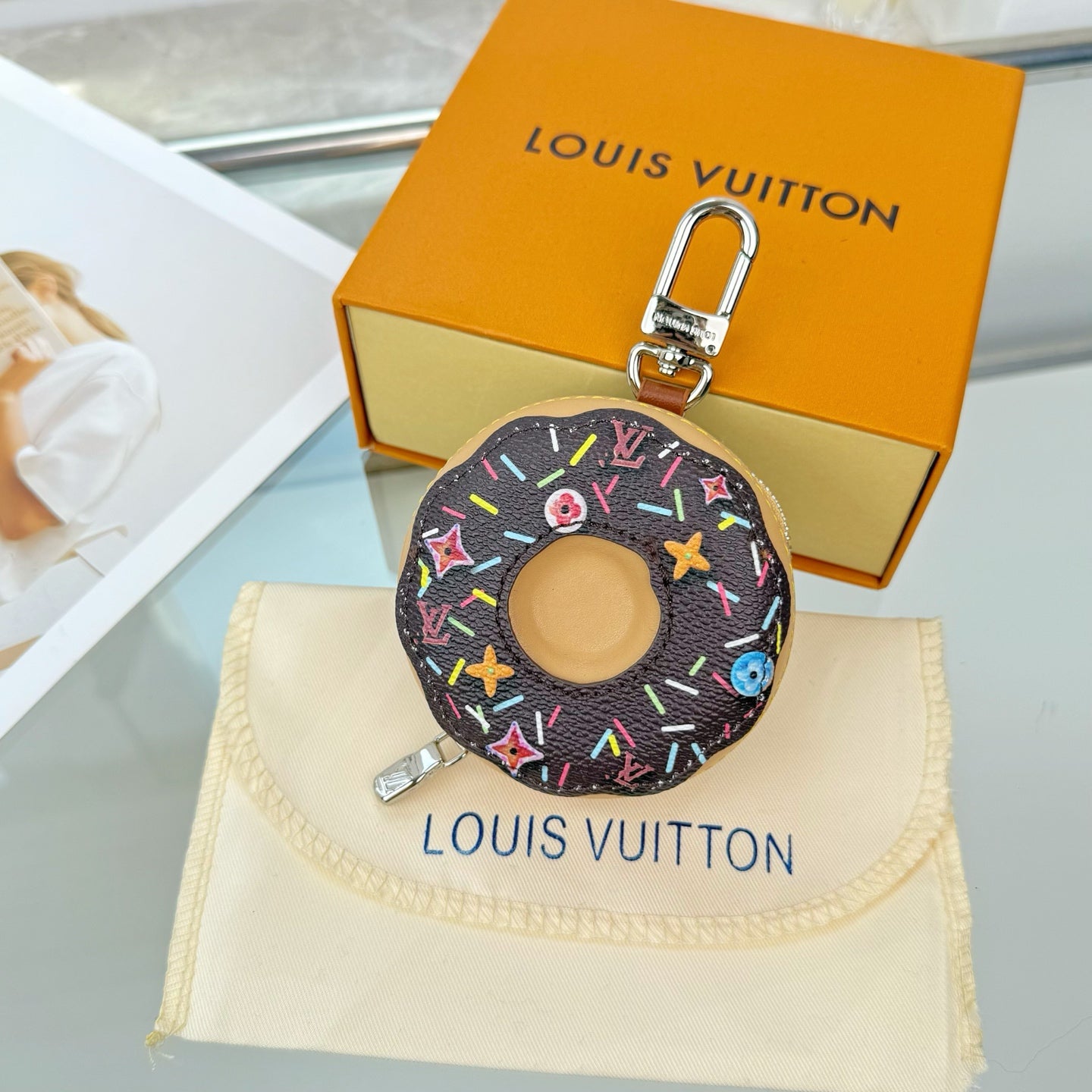 NEW DONUT Bag Charm