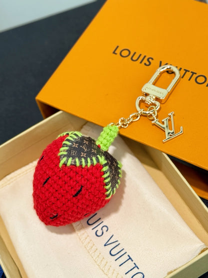 Berrylicious Crochet Bag Charm