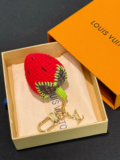Berrylicious Crochet Bag Charm