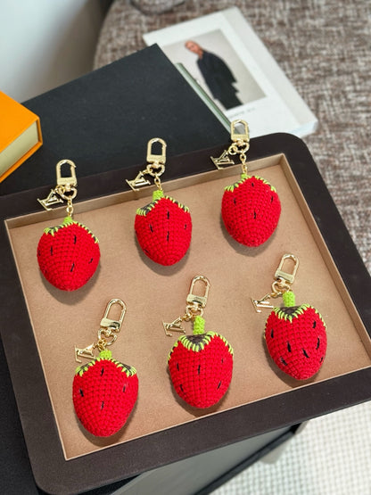 Berrylicious Crochet Bag Charm