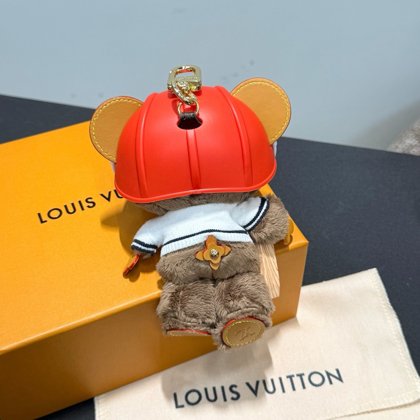 Bear Cricket Bag Charm